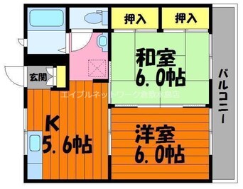 間取図 ハイテックコーポ