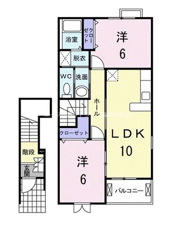 間取図 カーサ・サンリットＢ