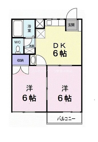 間取図 ニューシティ横山Ｂ