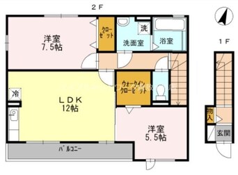 間取図 ラフィネ・メナージュ