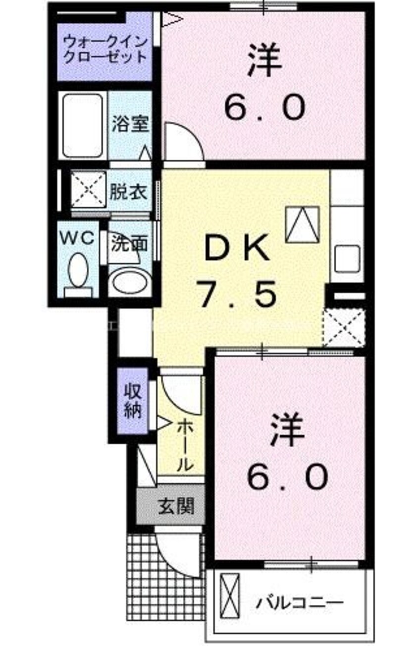 間取図 ビッグフォレストⅢ