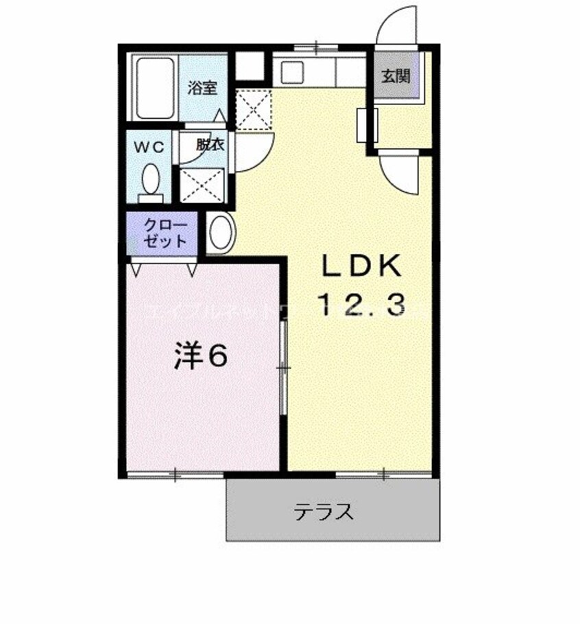 間取図 ニューシティ横山Ｂ