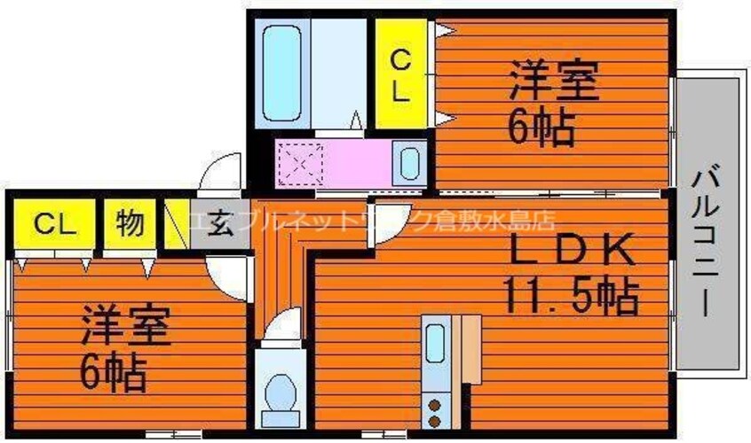 間取図 アセーボⅡ