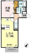 キャスバル　Ｂ棟の間取図