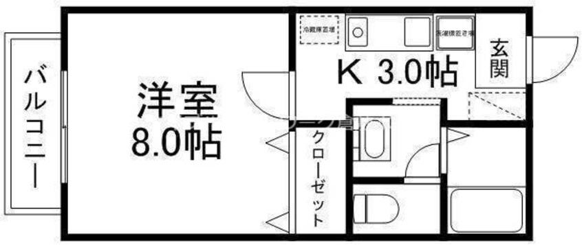 間取図 セジュール福井