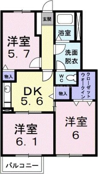 間取図 レール　デュタン