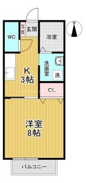 ソレジオ中島　Ａ棟の間取図