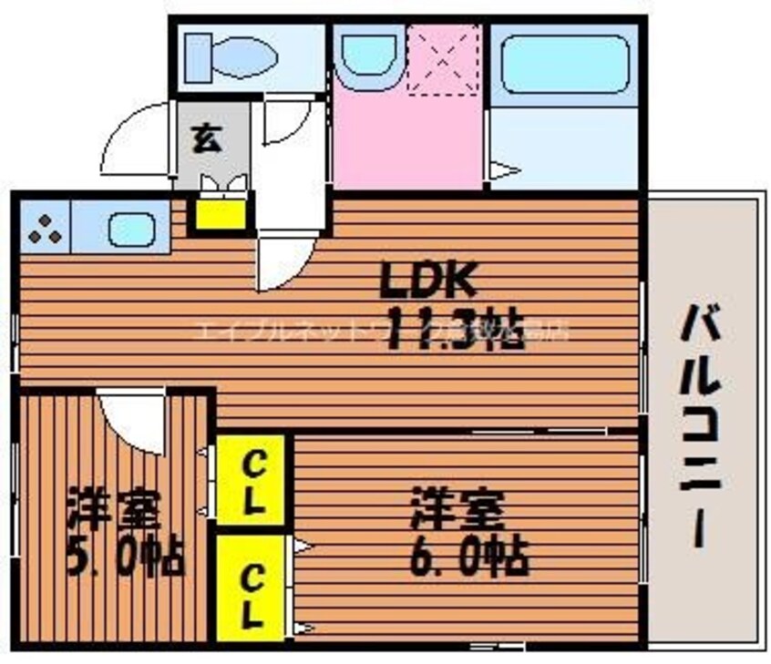 間取図 ボンシャンス