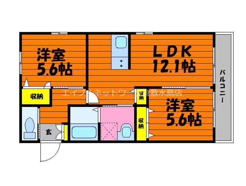 間取図 クレストⅠ