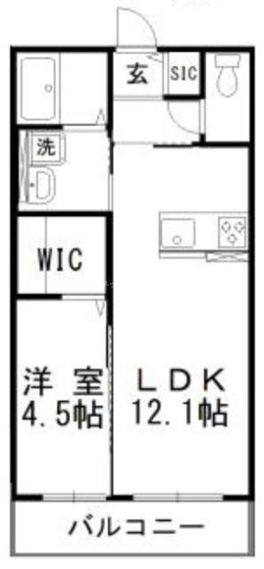 間取図 サンフェリーチェ