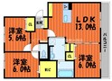 キャスバル　Ａ棟の間取図