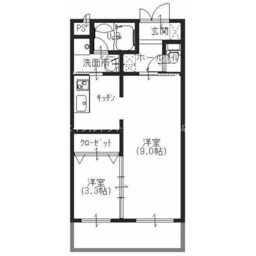 間取図 山善マンション