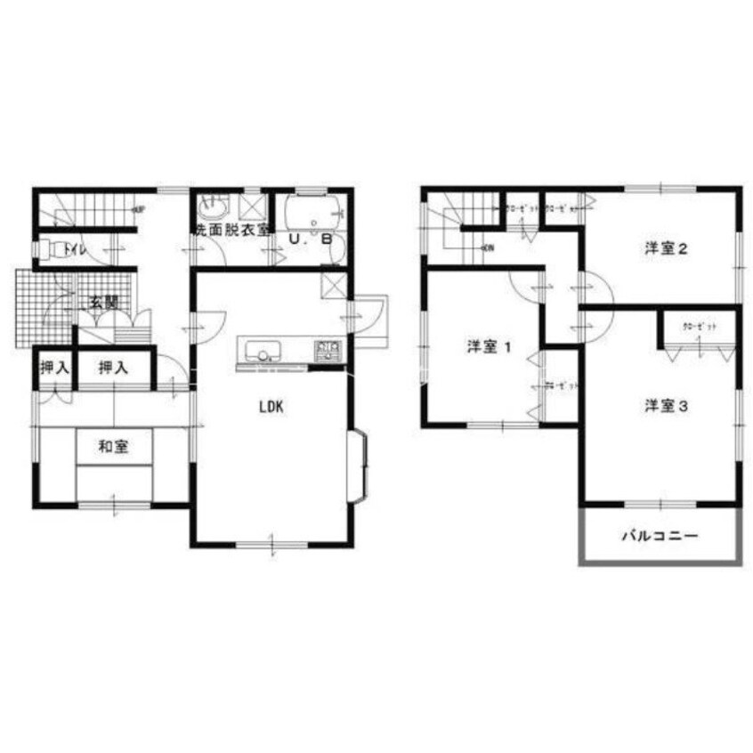 間取図 玉島勇崎・寺澤邸