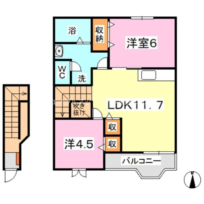 間取図 エクセランセトル