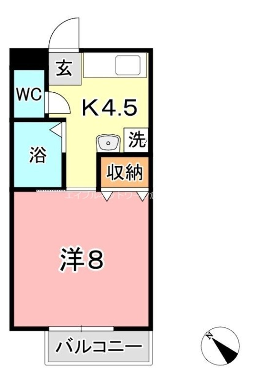 間取図 パルティールＣ