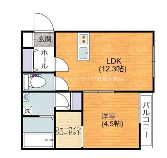 間取図 アルページュ中畝