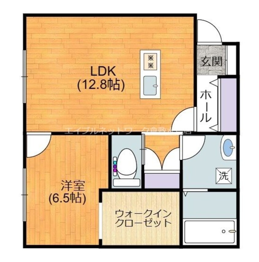 間取図 アルページュ中畝