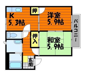 間取図 フレグランス倉敷