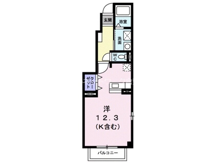 間取図 クラベールＡ