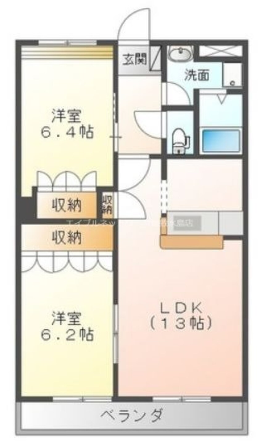 間取図 ミルキーウェイ