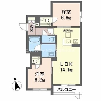 間取図 グレイス中島（ＢＥＬＳ認証・ＺＥＨ）