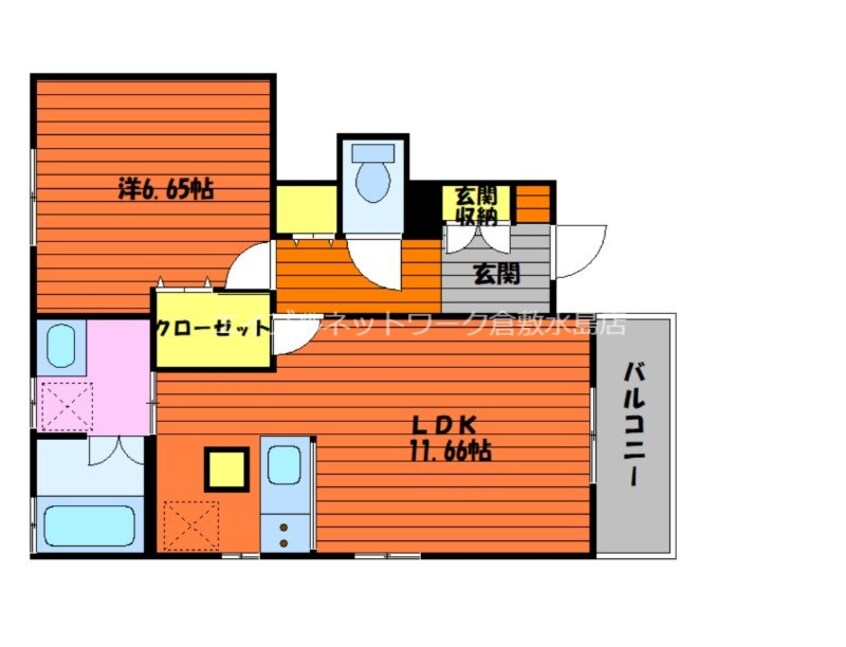 間取図 Square Villa 白楽町