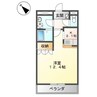 アマービレ 1Kの間取り