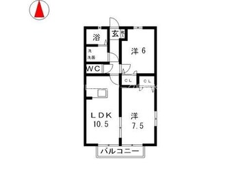 間取図 パインツリーC棟