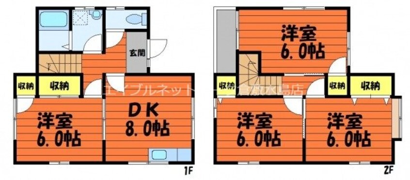 間取図 白楽町一戸建借家