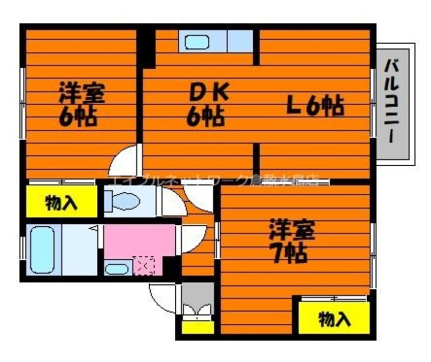 間取図 サニープレイン　C