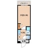 クレセントヒル 1Kの間取り
