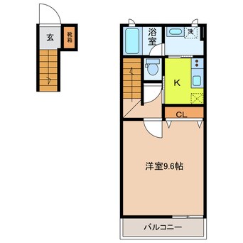 間取図 アスクレール屋敷町