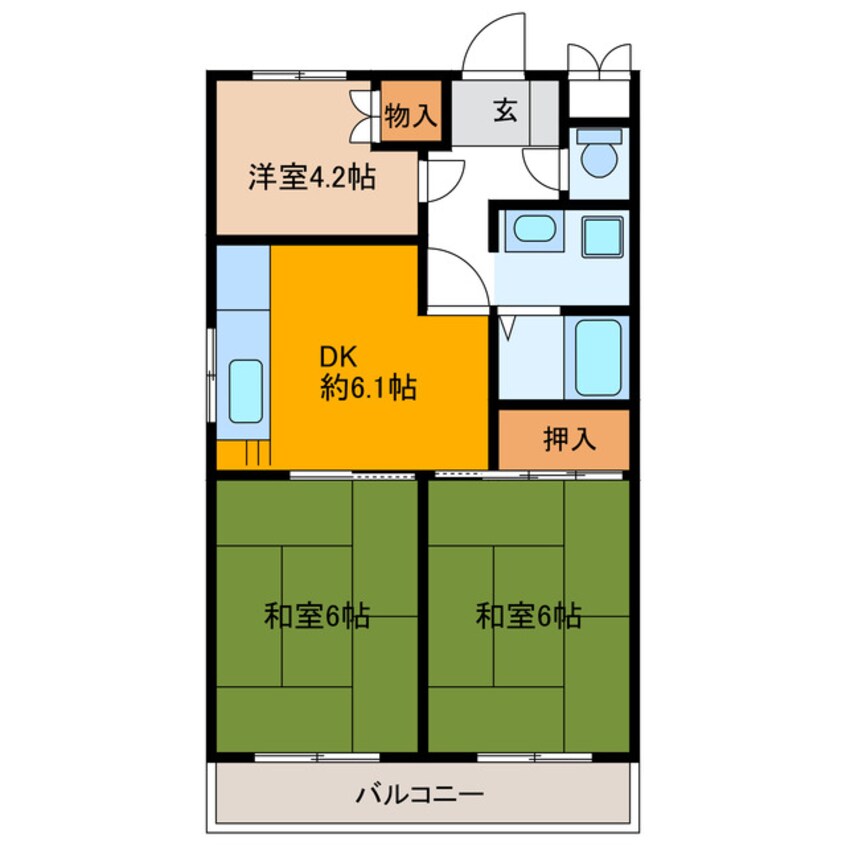 間取図 グリーンヒルＩ