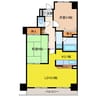 三田パークホームズ 2LDKの間取り