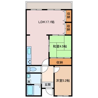 間取図 メゾンサステック