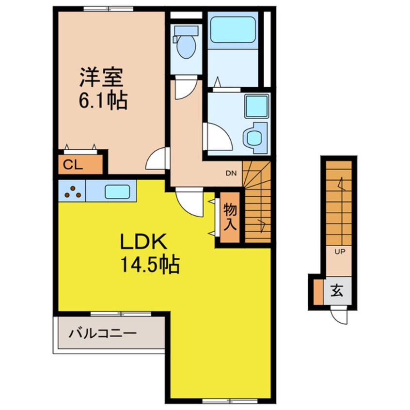 間取図 シャルム下井沢
