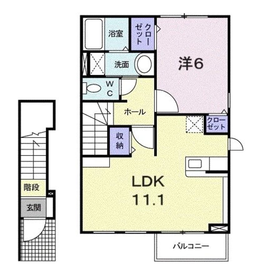 間取図 ハミングバード
