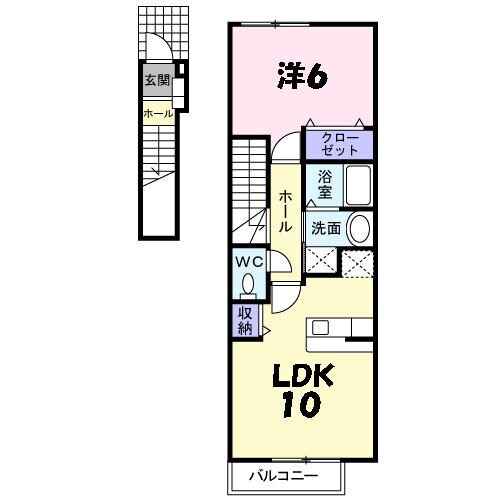 間取り図 サンハイツ北六甲参番館