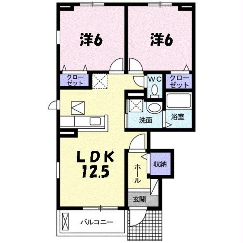 間取図 セブンハイツ南Ⅰ