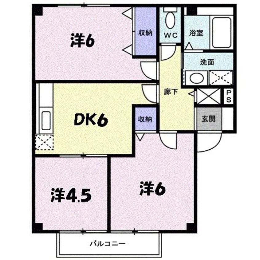 間取図 セレクトハイム