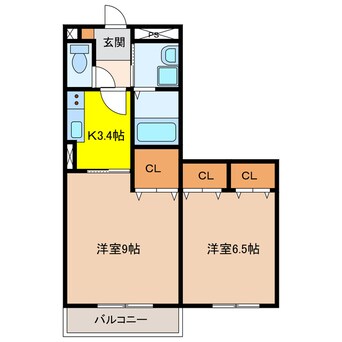 間取図 アムール三田