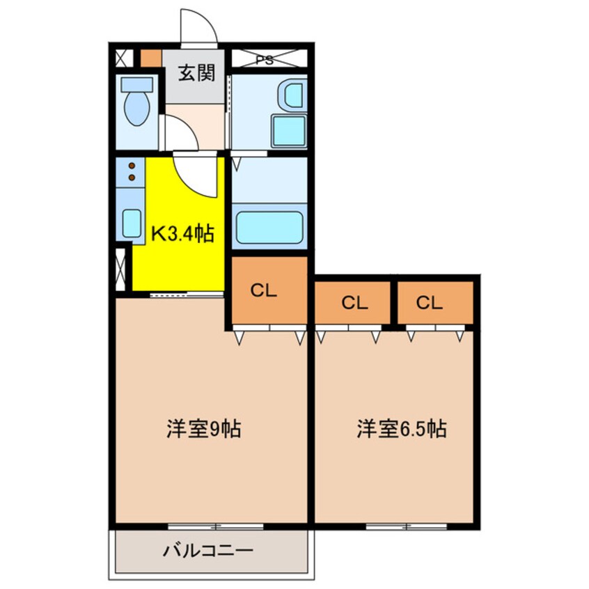 間取図 アムール三田