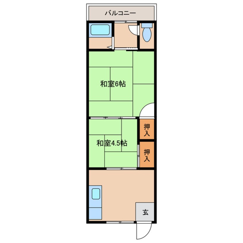 間取図 南共栄マンション