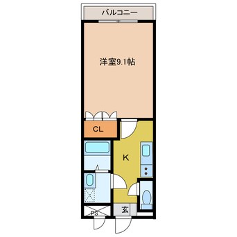 間取図 グランドパレス堀越