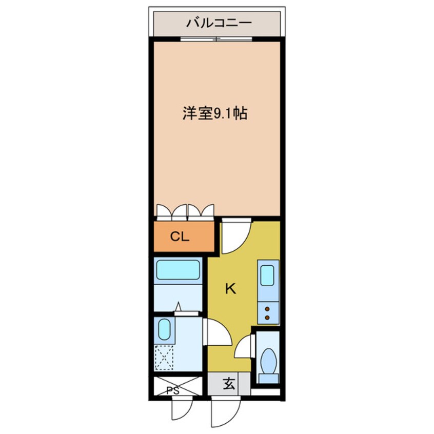間取図 グランドパレス堀越