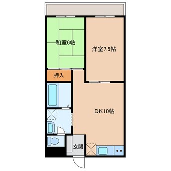 間取図 サニーハイム東出口