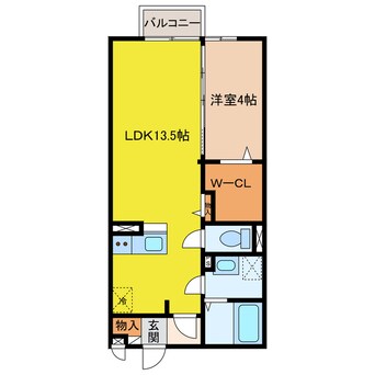 間取図 ブランコート