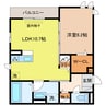 CRECER三田 1LDKの間取り