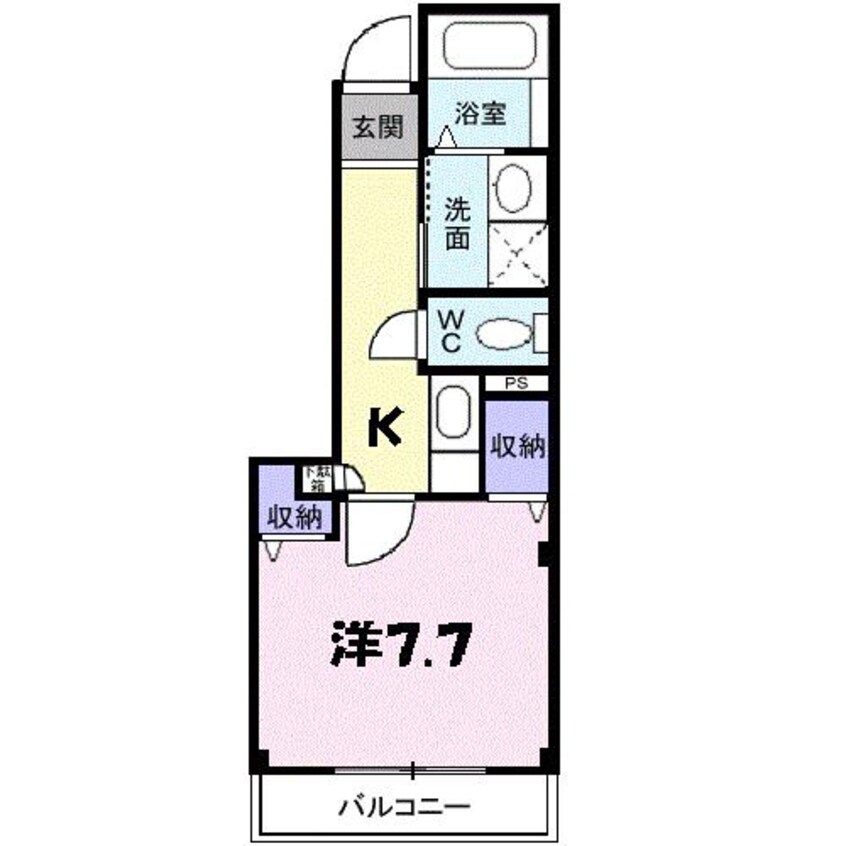 間取図 フィオーレ橘