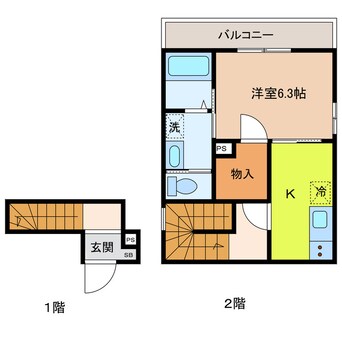 間取図 シャーメゾン三田中央